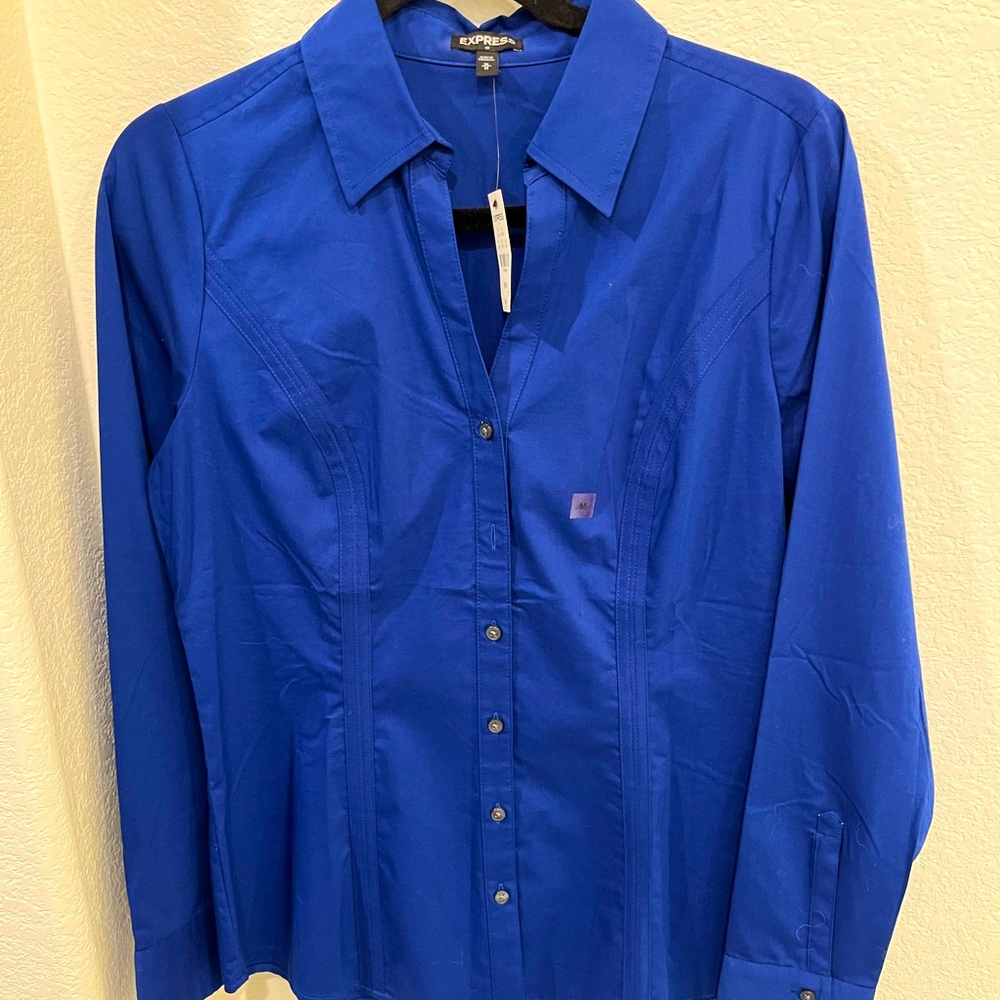 Royal Blue Button Down